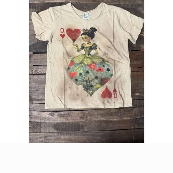 NEW - ONE LEFT!!! - Jaded Gypsy Queen of Hearts Moon Dance Tee - Picture 4 of 5